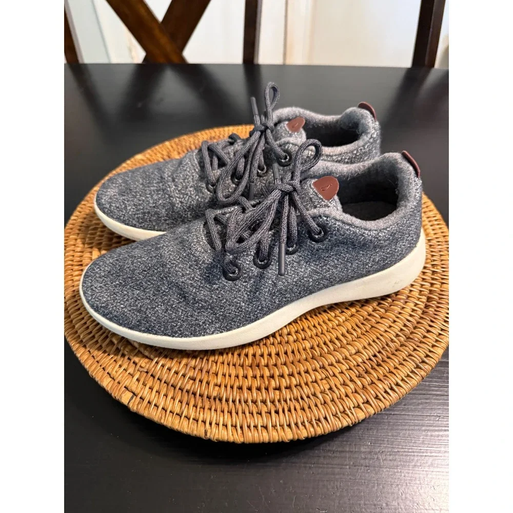 Allbirds Wool Mizzles Grey Heather Water Repellent Sneakers Womens 10 WRM W10
